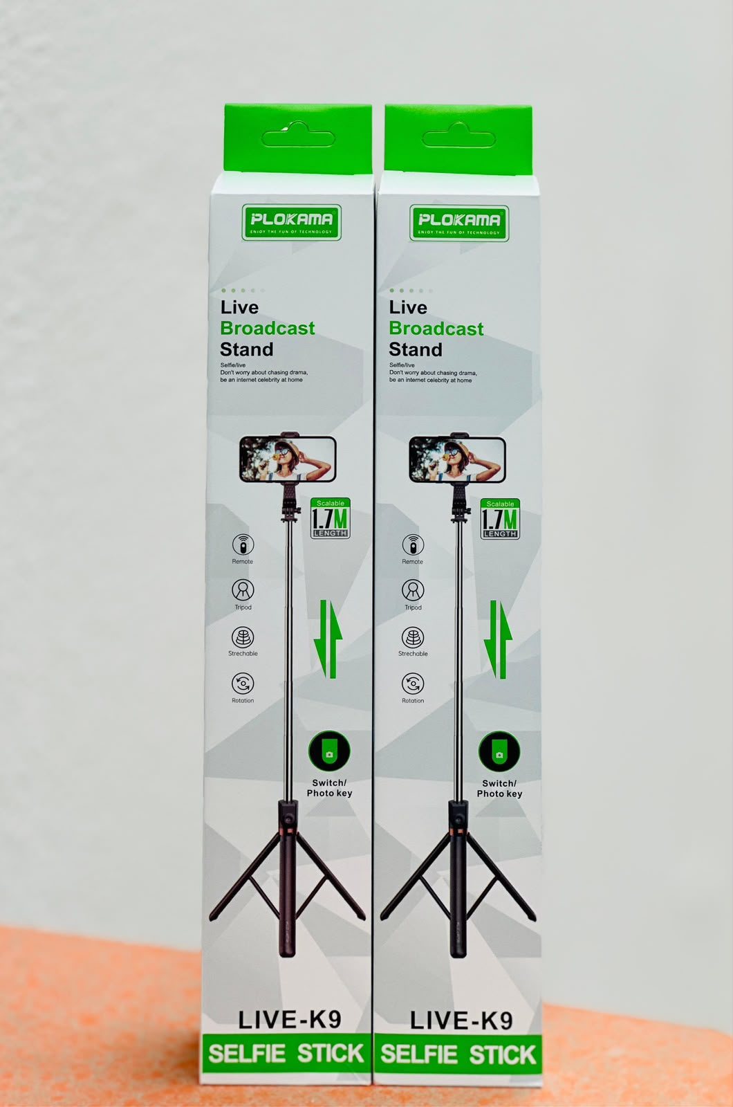 Plokama LIVE-K9 selfie stick tripod at Runda Technologies