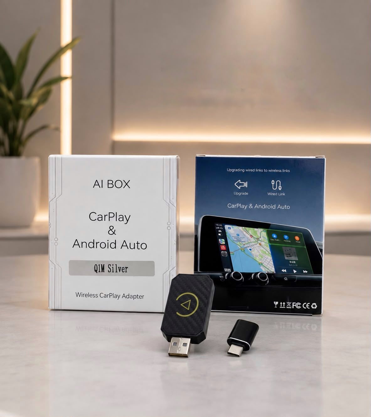 Wireless CarPlay & Android Auto box at Runda Technologies