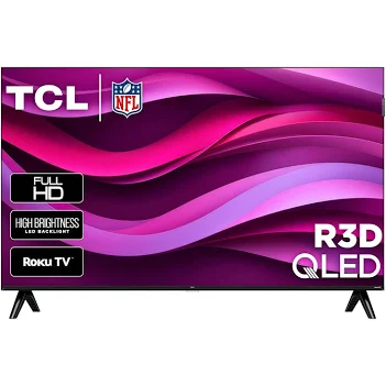 TCL R3D QLED Full HD Roku TV catalogue image