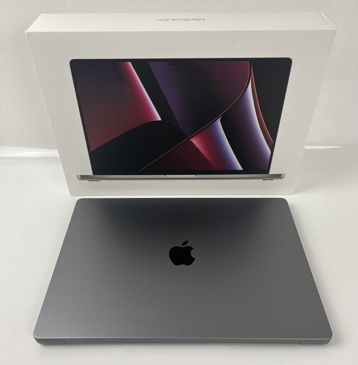 MacBook Pro with box at Runda Technologies