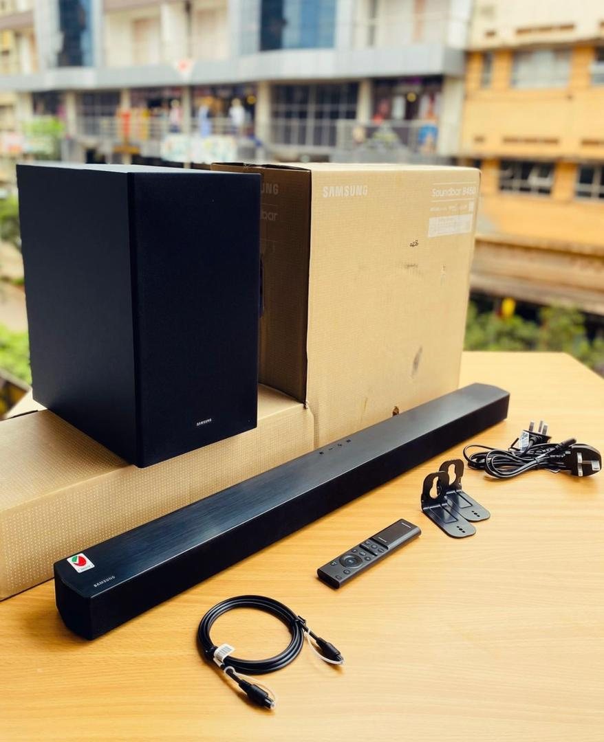 Samsung soundbar with subwoofer at Runda Technologies